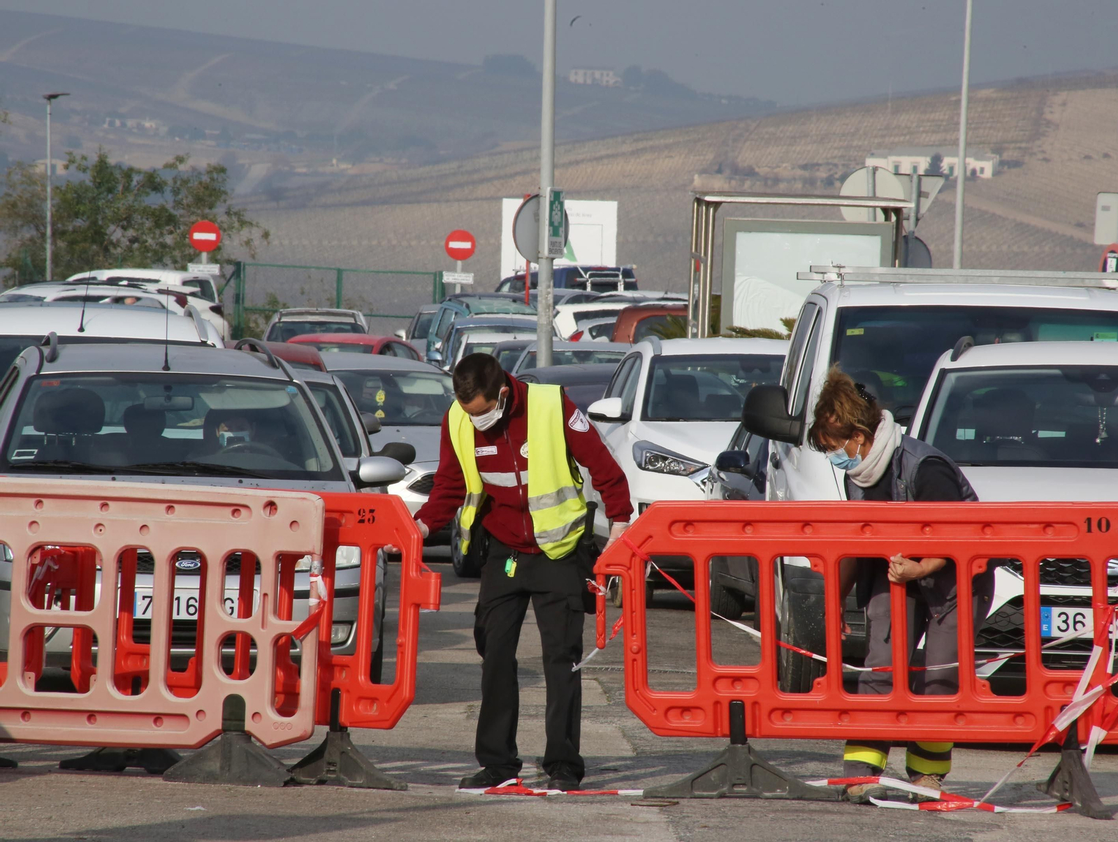 Coronavirus:Intensa jornada de pruebas PCR en el Hospital de Jerez