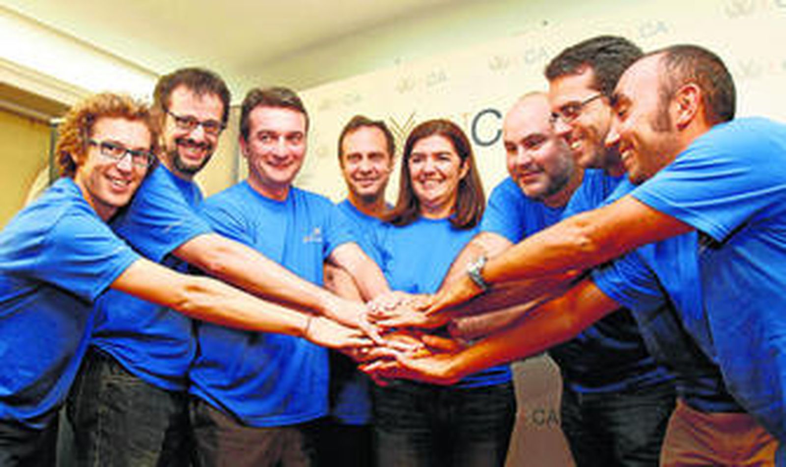 El rector de la UCA y miembros del equipo de trabajo del CEIMAR celebraron el día 20 la obtención de la calificación Campus de Excelencia Internacional para su proyecto del mar.