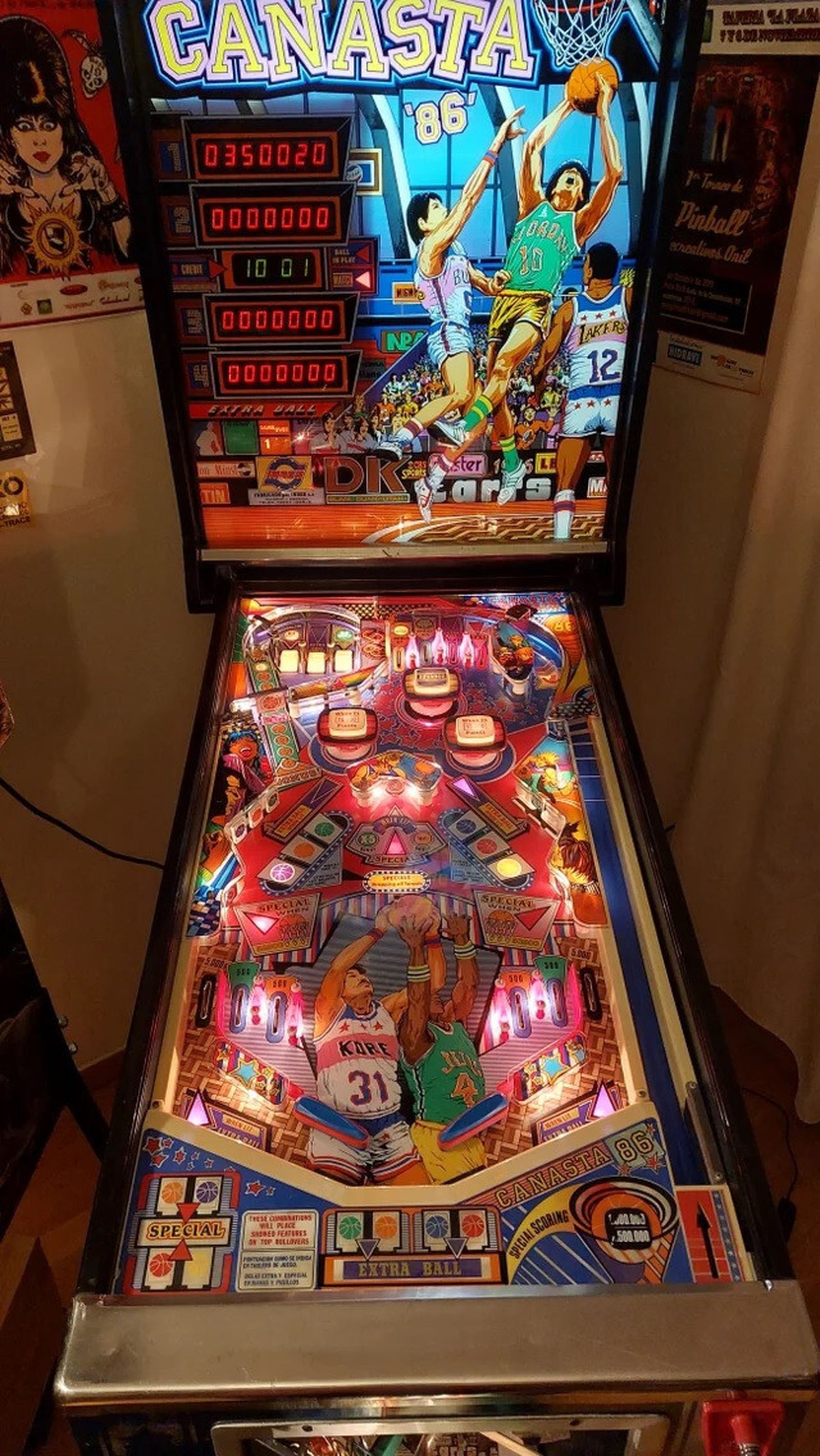 Máquina de "Pin-ball" Canasta 86