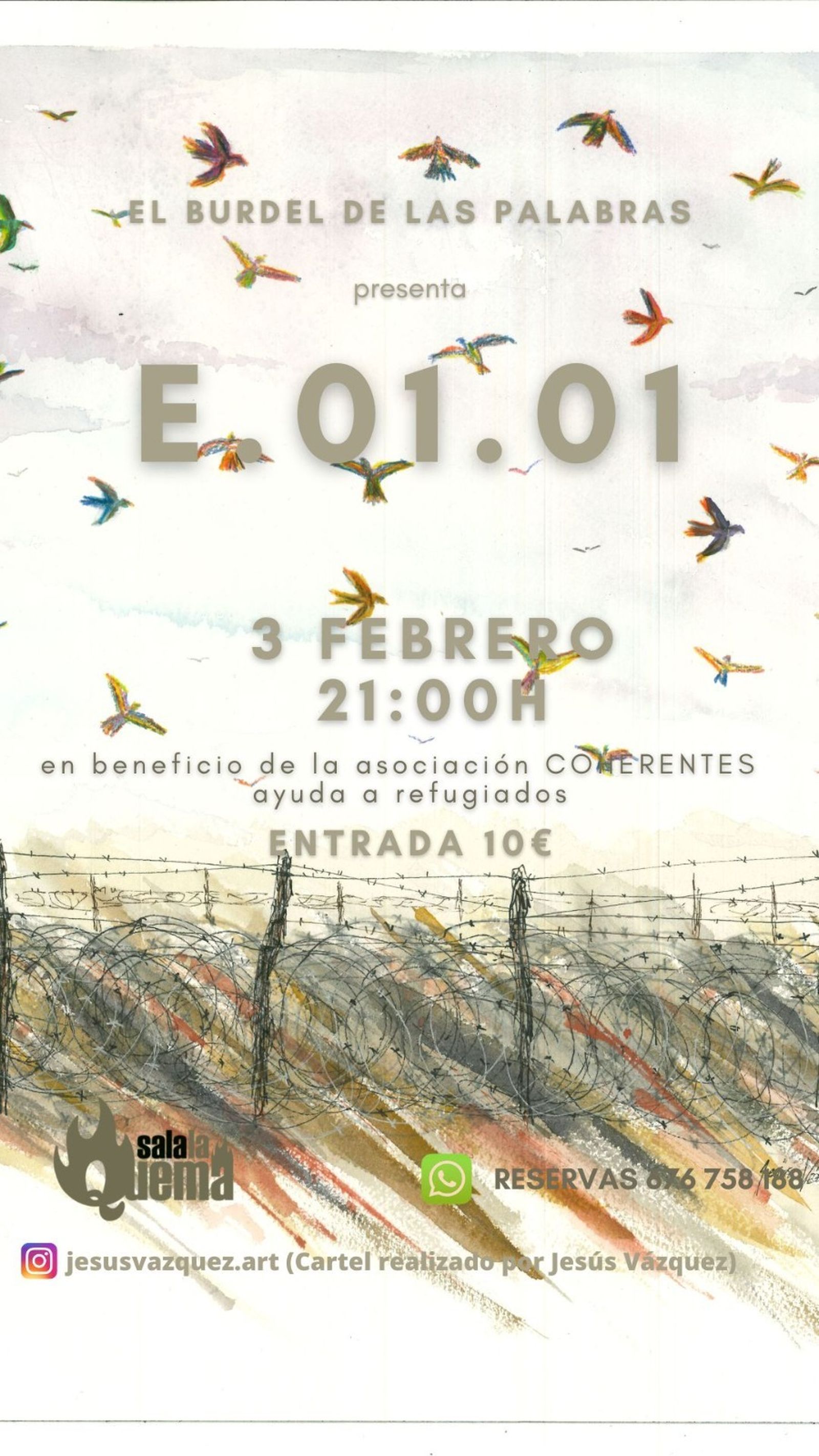 'El burdel de las palabras' en La Quemá