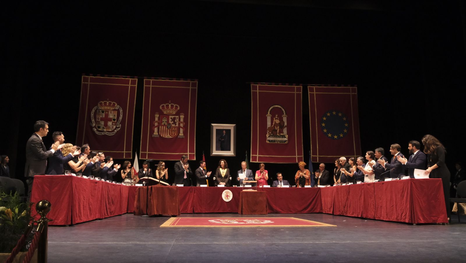 Imágenes de la investidura como Alcaldesa de Almería, de María del Mar Vázquez Agüero