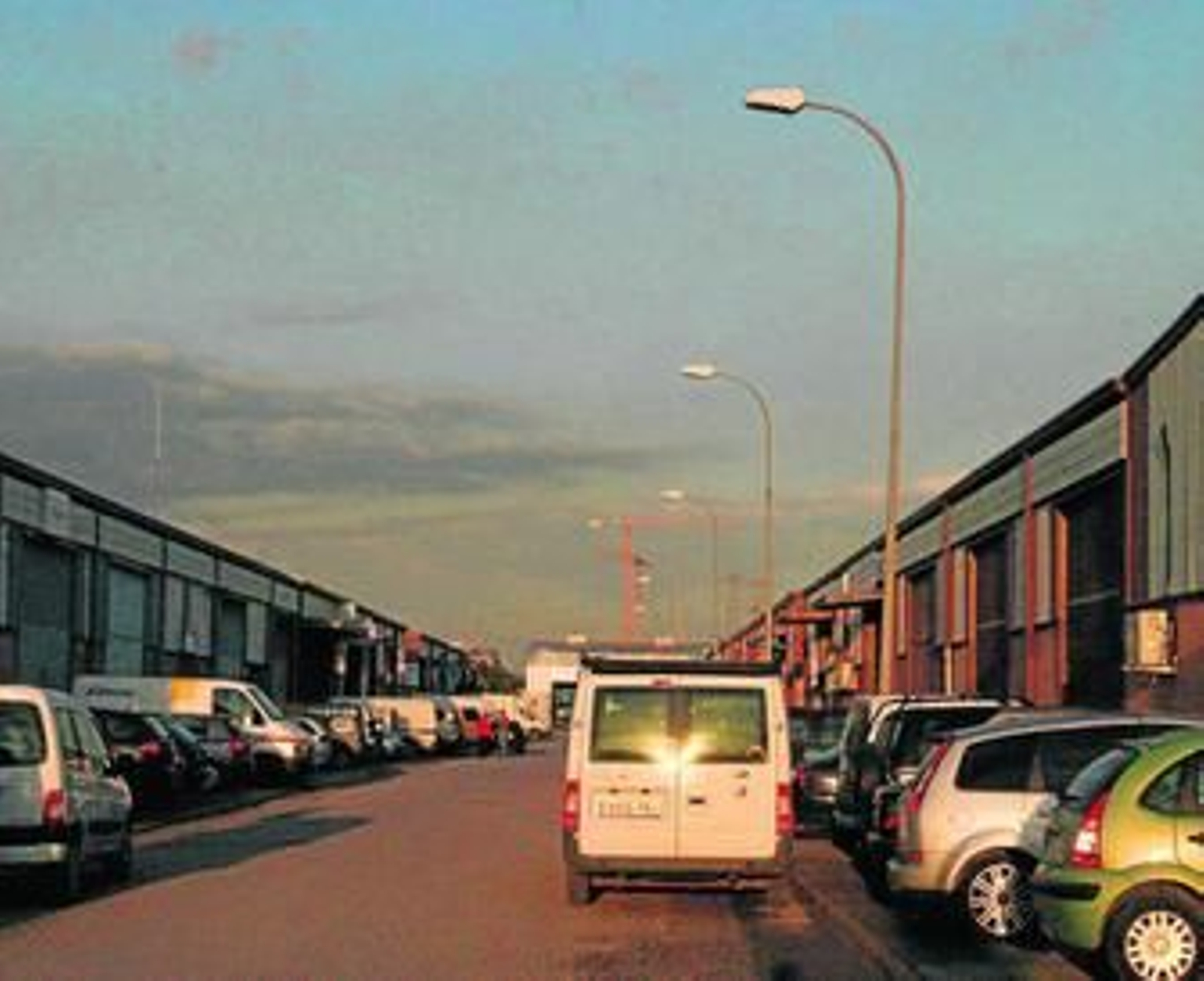 Imagen de una de las calles del polígono de Palmones, donde se produjo la detención.