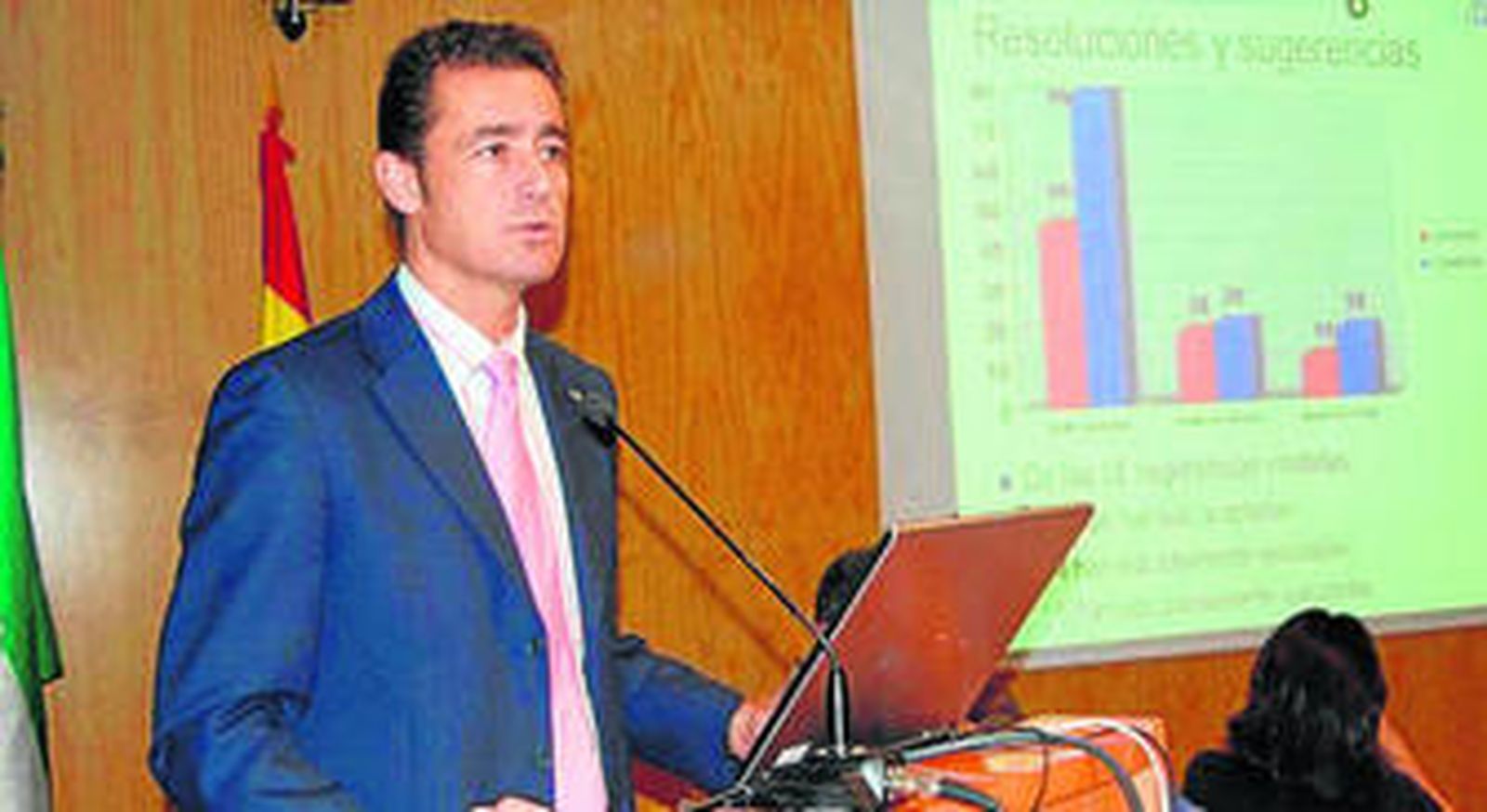 El Defensor Universitario de la UPO, Eduardo Gamero.