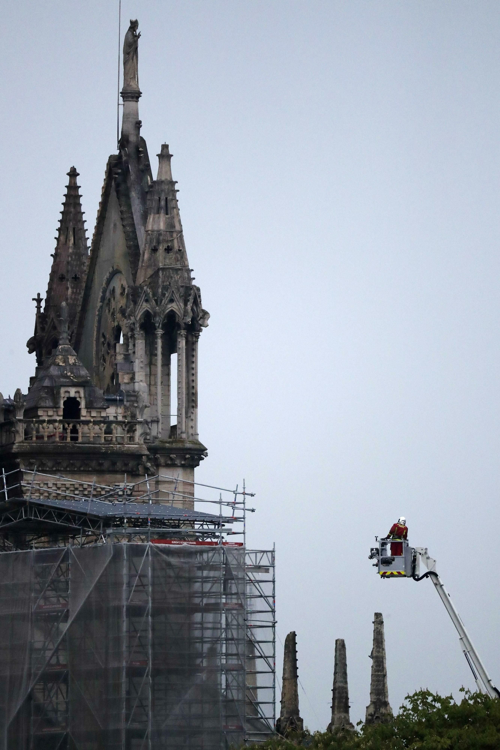 Las imágenes de Notre Dame tras la tragedia