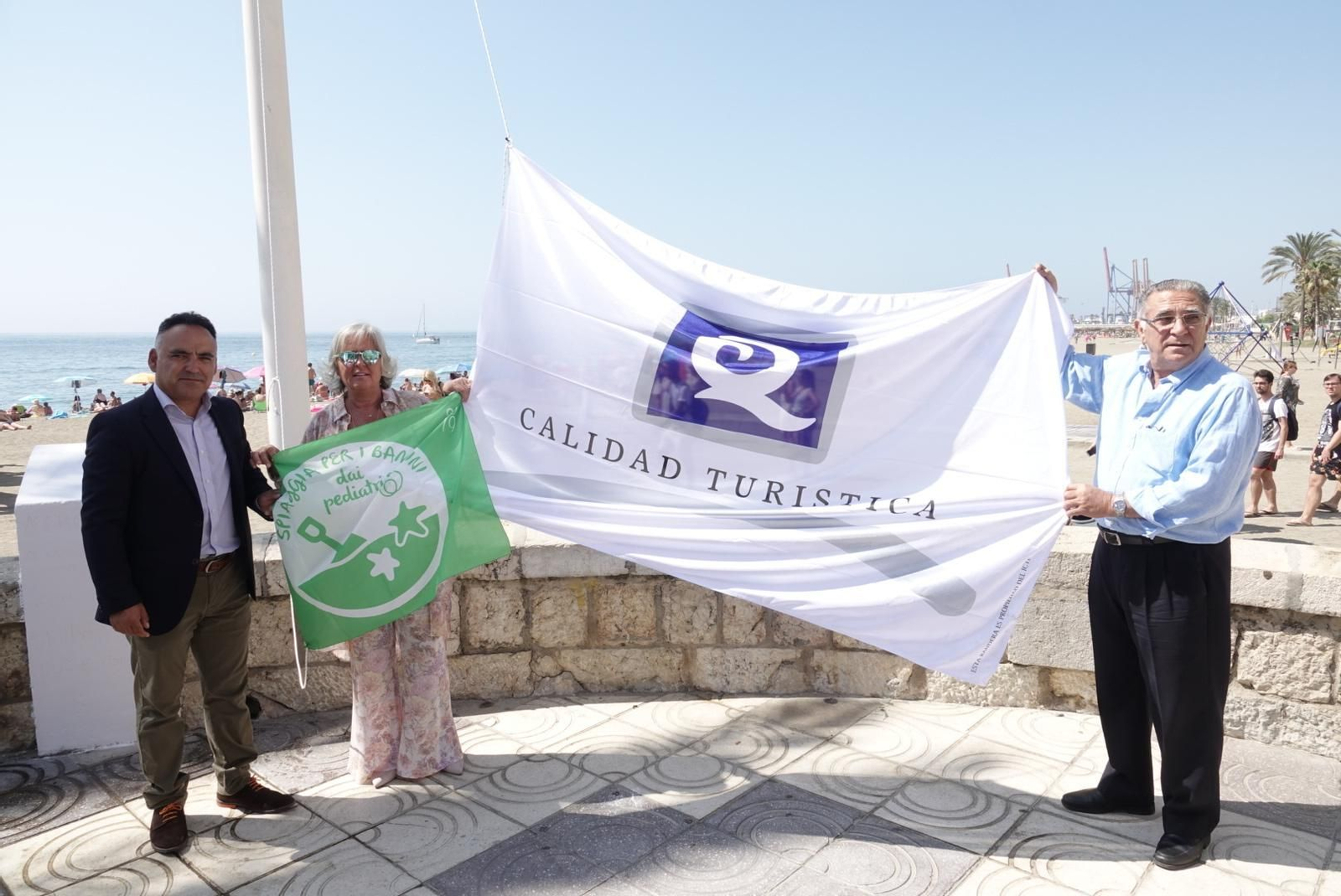 Porras, Villafaina y Franco, ayer.