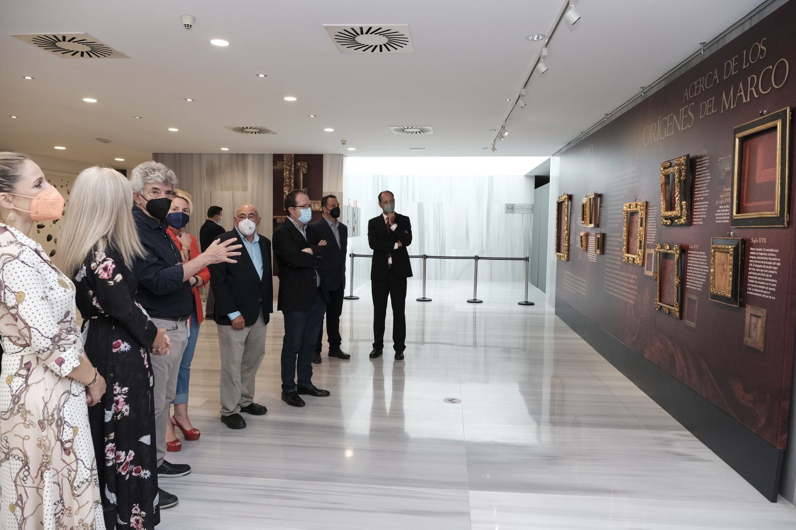 Fotogalería inauguración exposición El Marco Barroco Español. Museo de Almería.