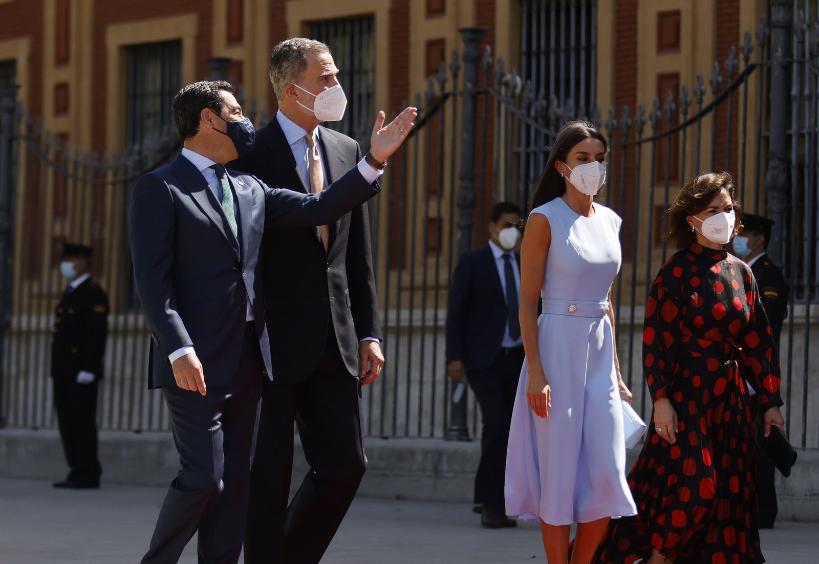 Las imágenes de  la entrega de la Medalla de Honor de Andalucía al Rey Felipe VI en Sevilla