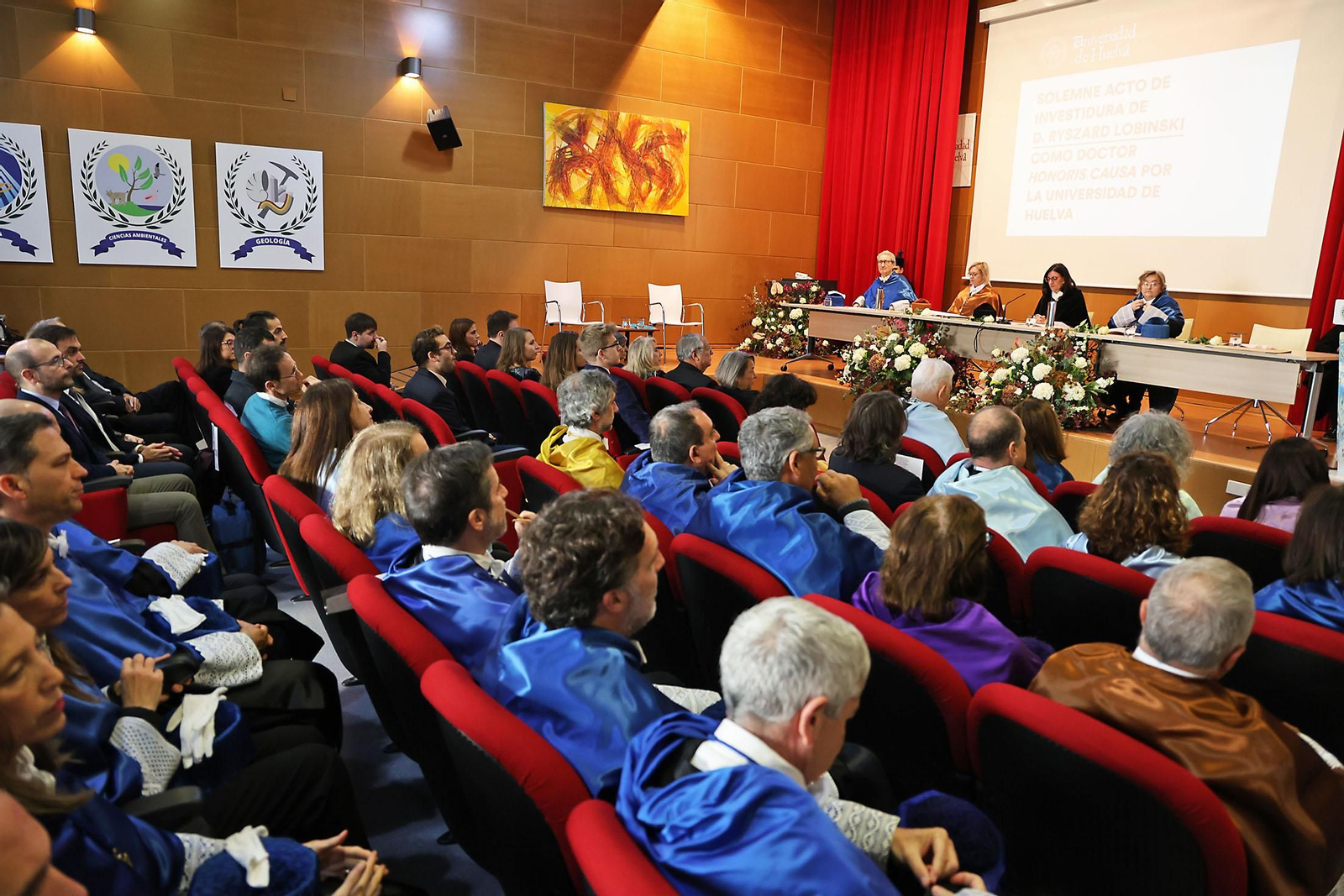 Imágenes de la ceremonia del nombramiento de Ryszard Lobinski como Doctor Honoris Causa de la Universidad de Huelva.