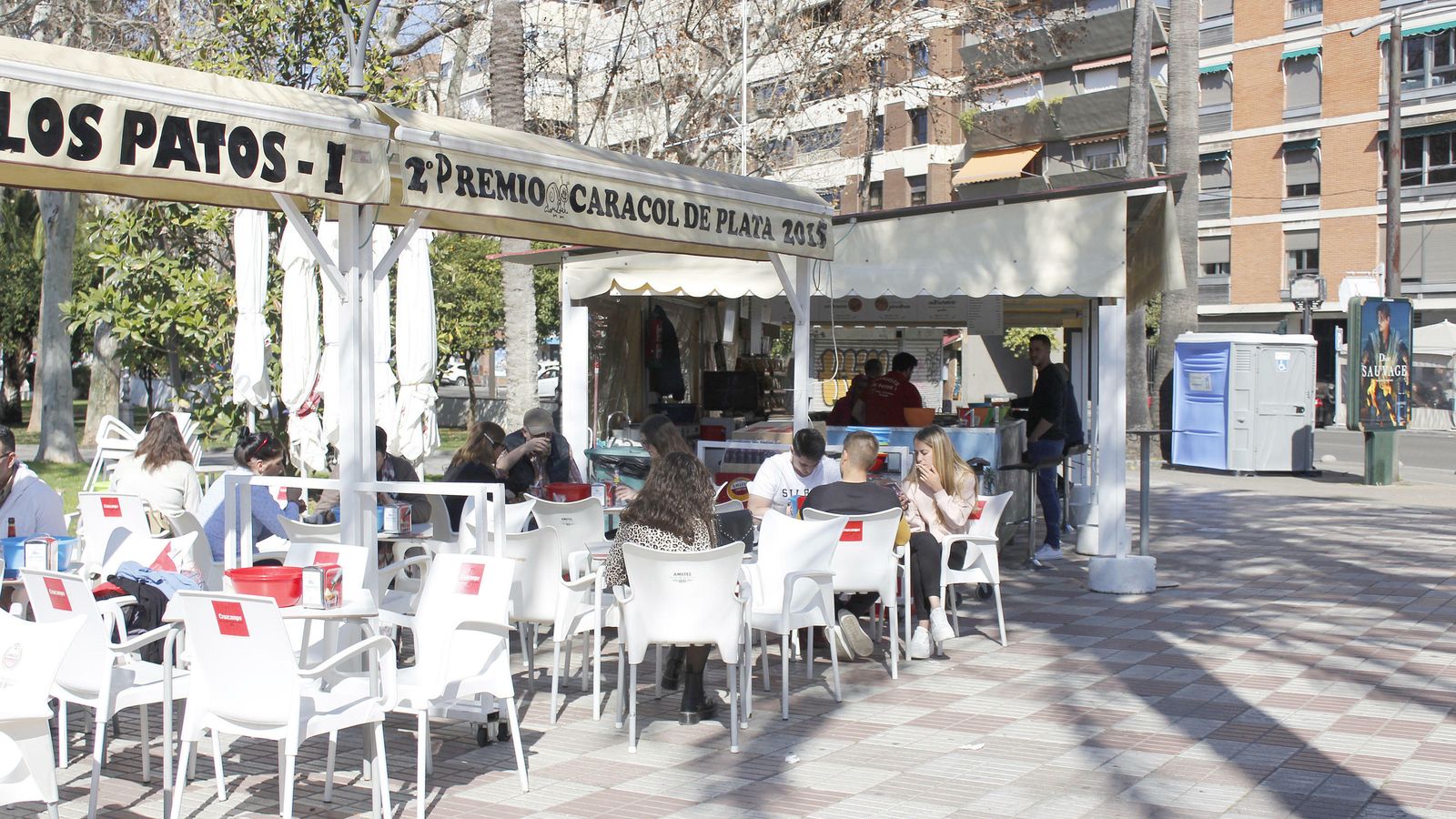 Puesto de caracoles de Los Patos.