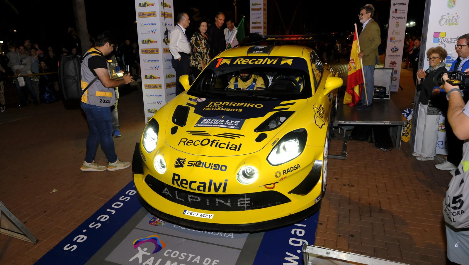 La salida de la 50 edición del Rallye Costa de Almería, en imágenes
