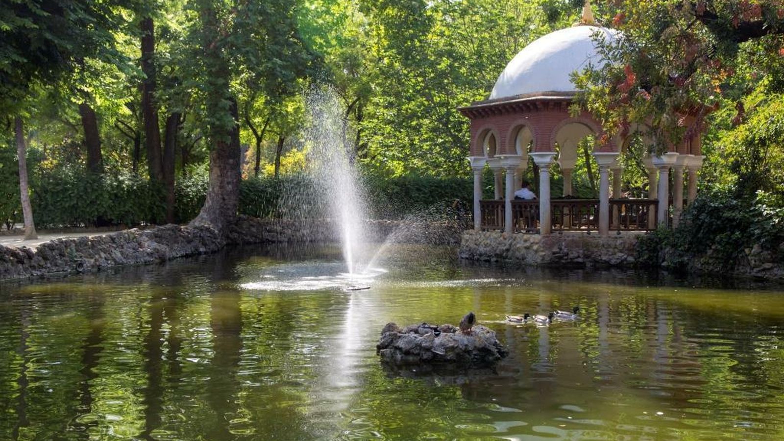 Isleta de los Patos del Parque de María Luisa