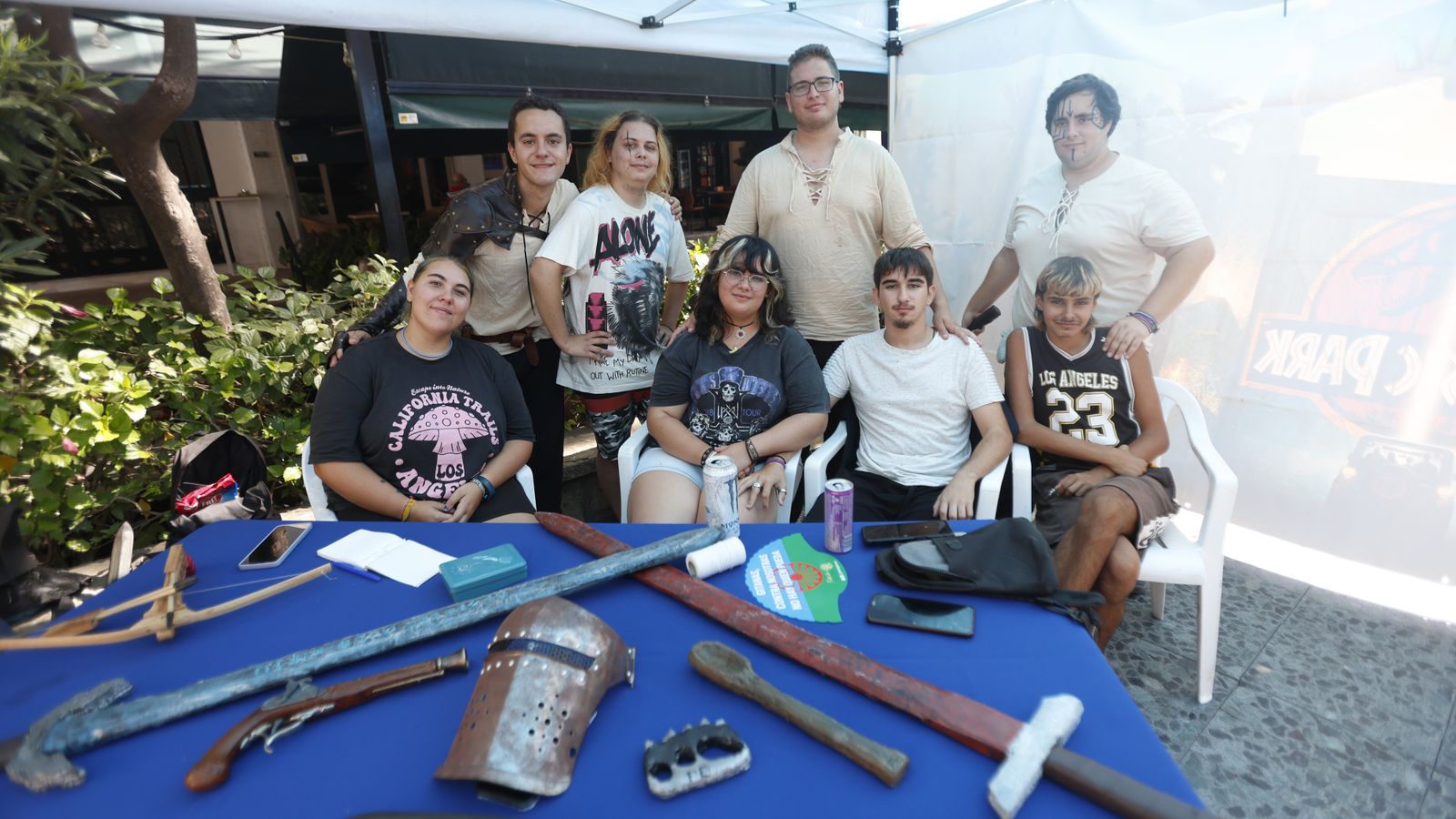 Las fotos de la jornada sobre manga y cómic celebrada en la plaza Fariñas de La Línea