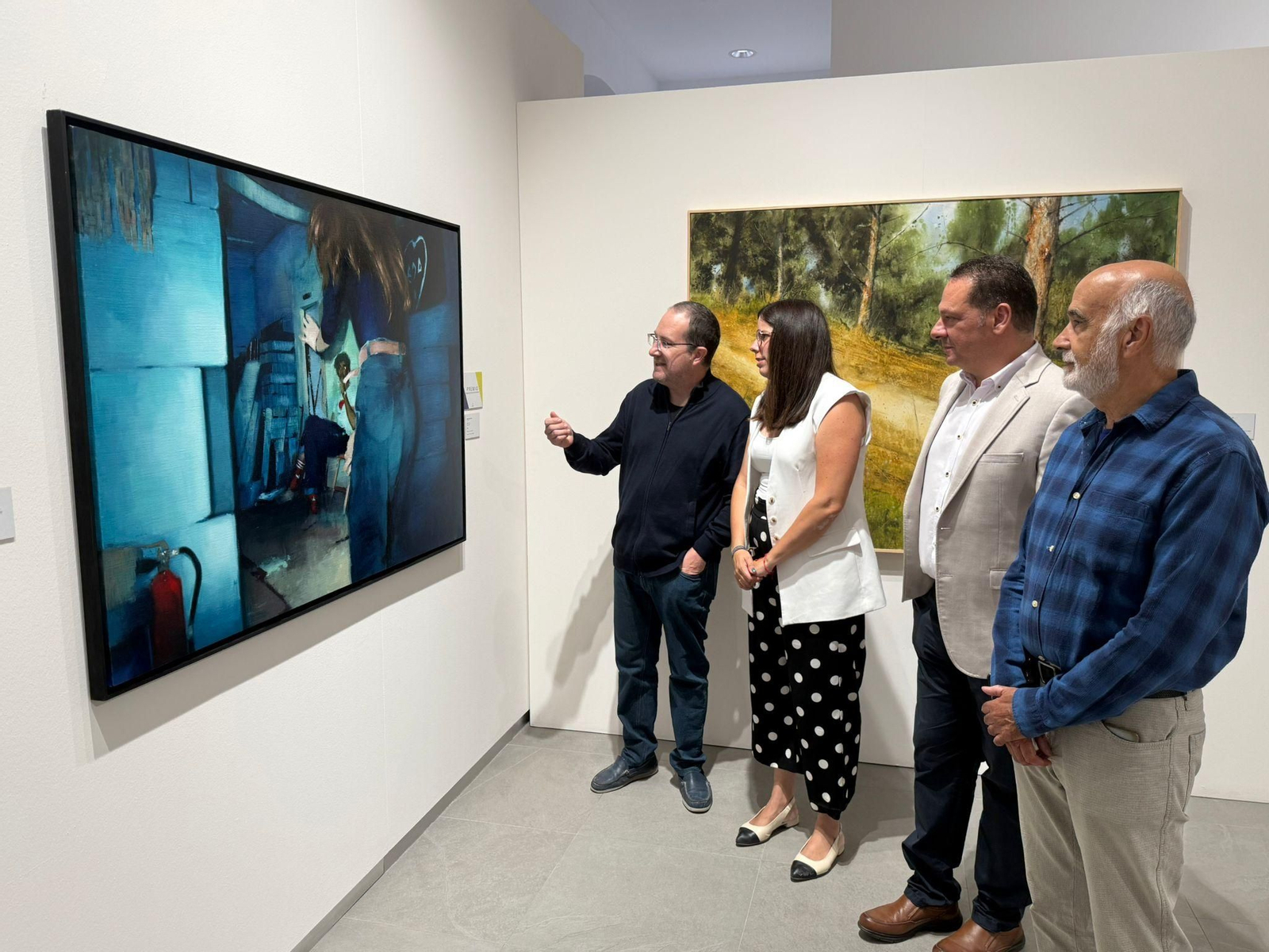 Andrés García Ibáñez con Almudena Morales y Juan Manuel Martín Robles.