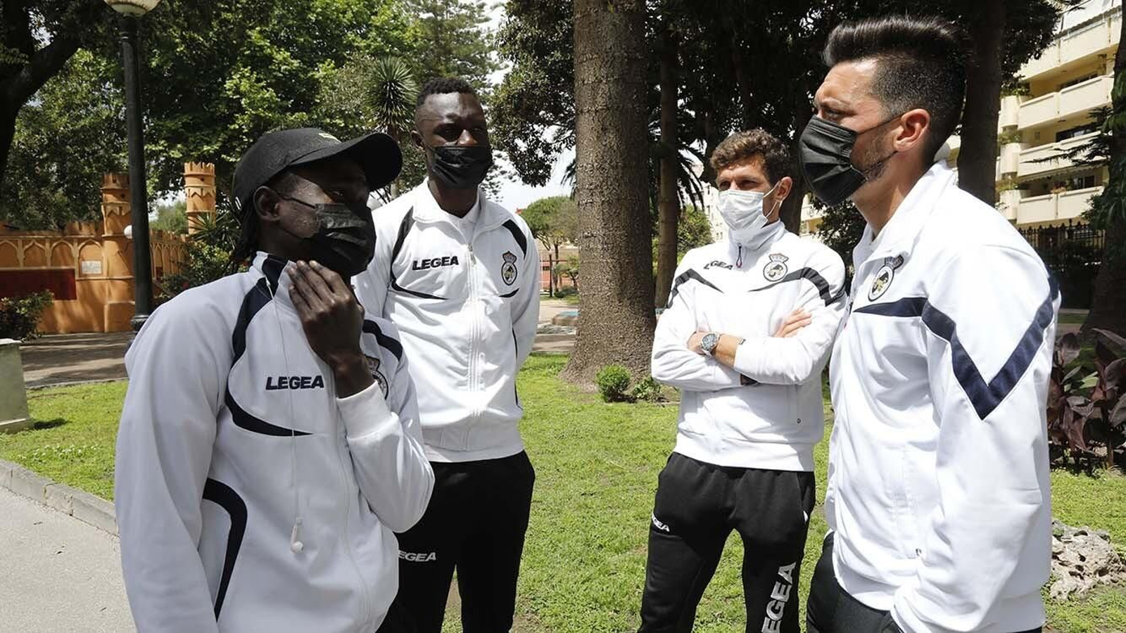 Las fotos de la recepción del Ayuntamiento de la Línea a la Balona  por su ascenso a Primera RFEF