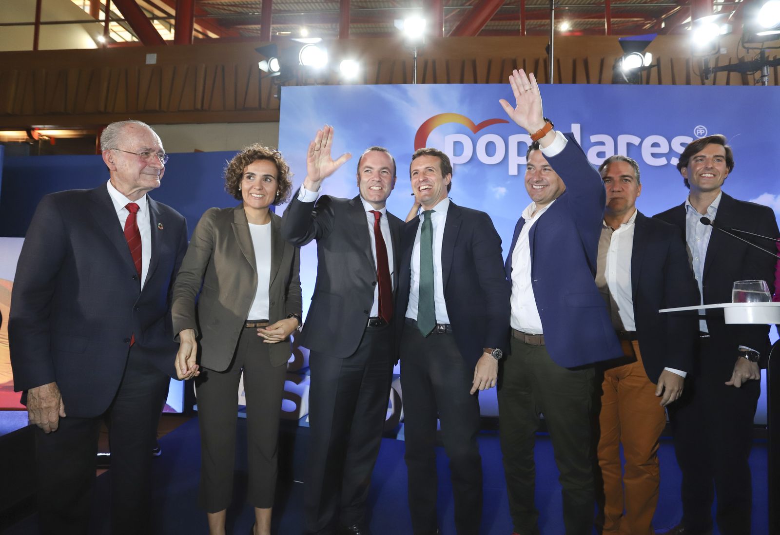 Las fotos del mitin de Pablo Casado en Málaga
