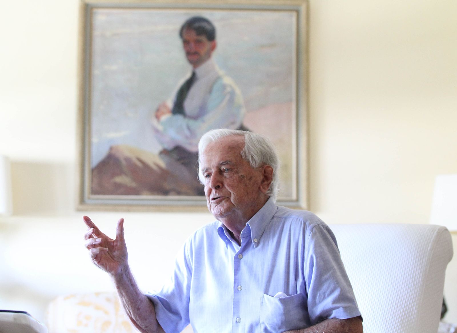 Mariano Palancar, durante la entrevista concedida a Diario de Sevilla en 2016.