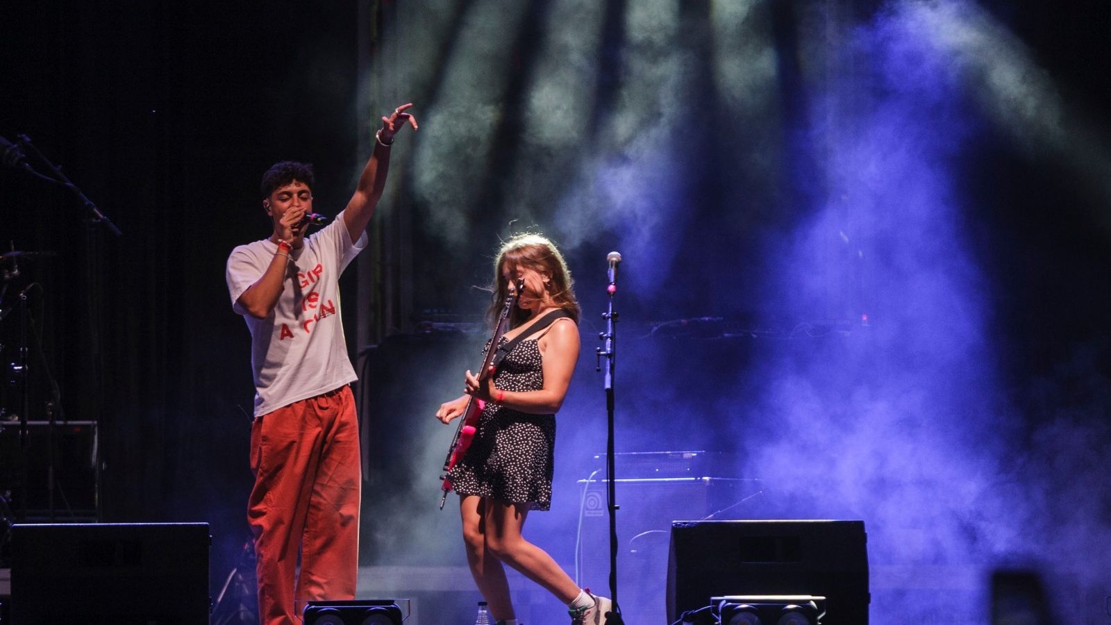 Actuación de Marmi, que fueron los encargados de levantar el telón en el Bahía Sound Fresh!.