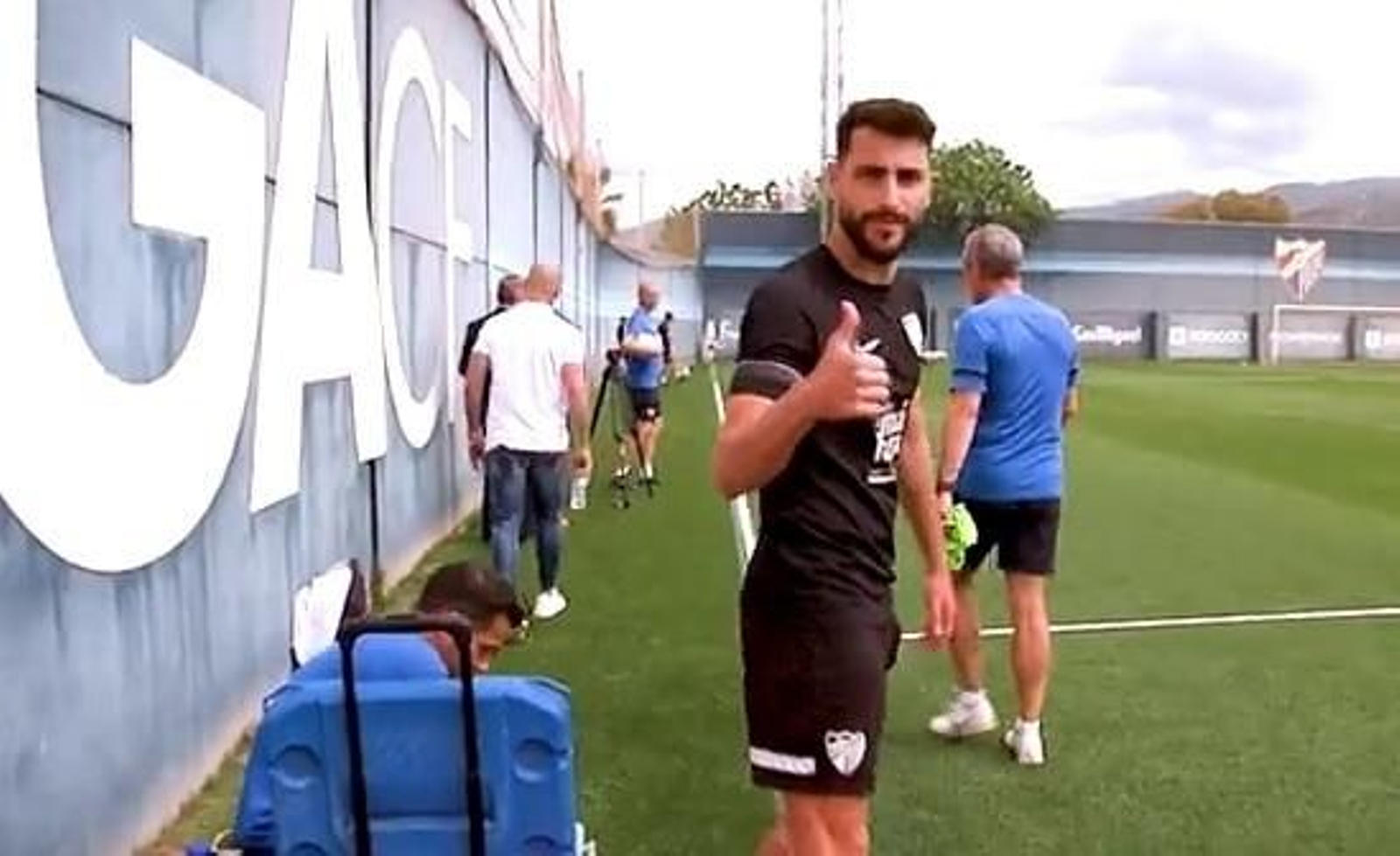 Las fotos del entrenamiento del Málaga CF.