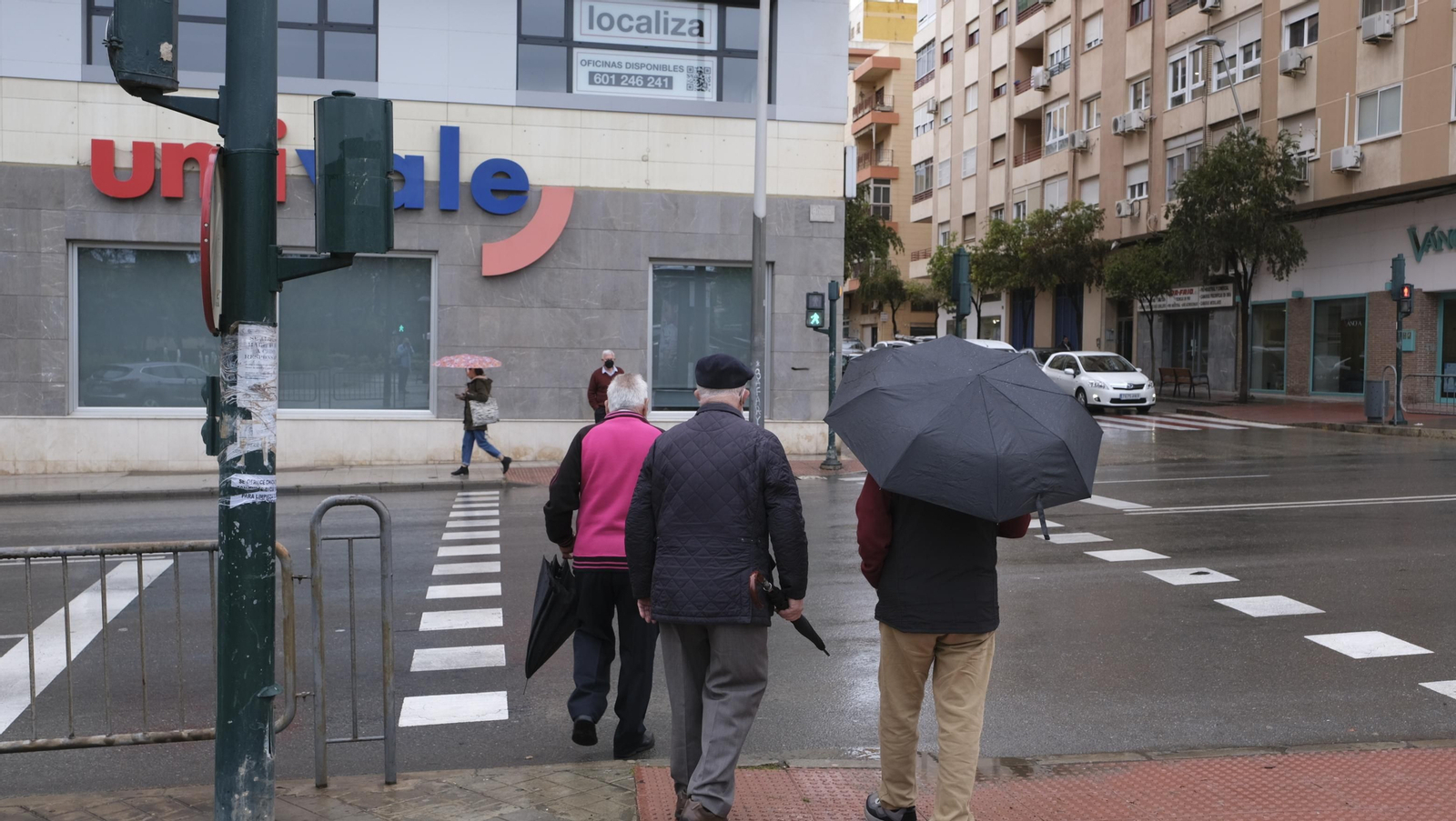 Imágenes de la lluvia en Almería.