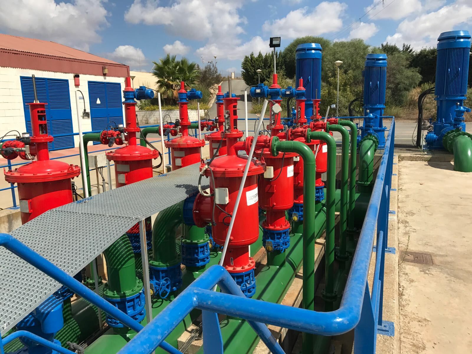 Estación de bombeo de la Comunidad de Regante de Palos