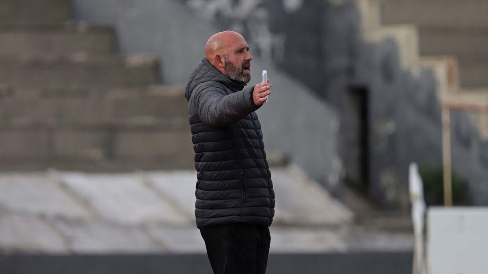 Castro, durante el Balona-San Fernando.