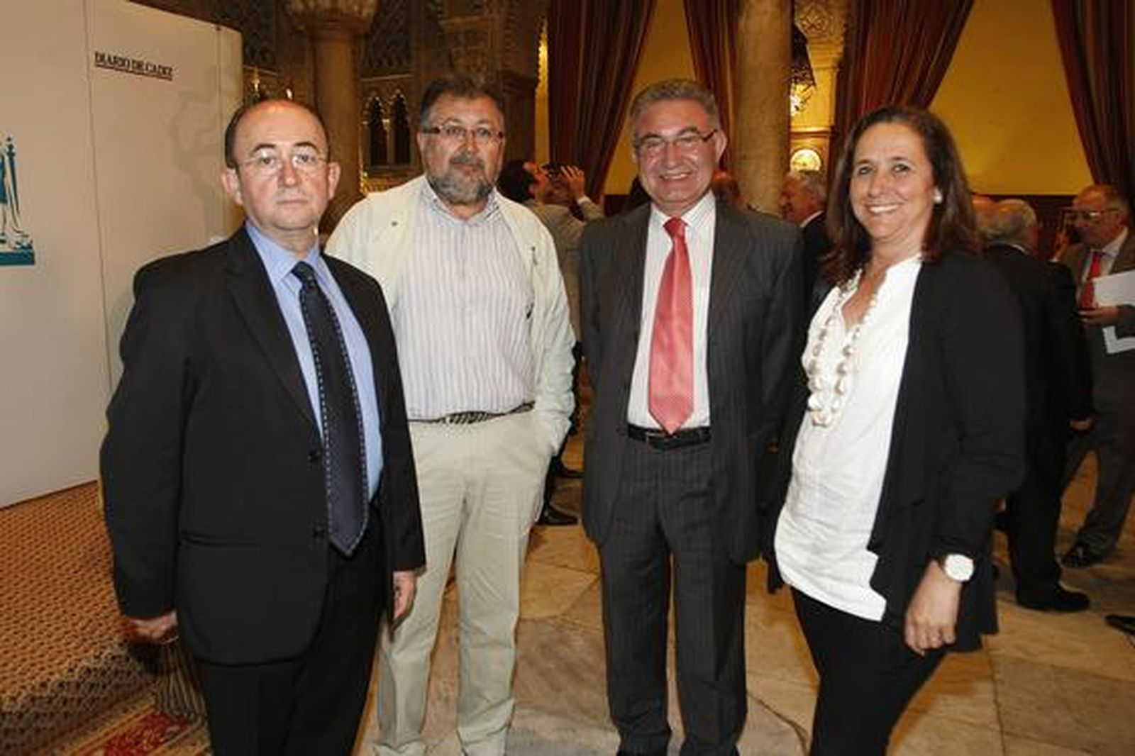 Francisco Blanco, Pablo Lorenzo y la periodista Montse Barreiro.

Foto: Jose Braza