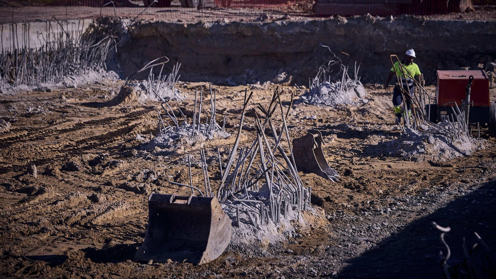 Estado de la obra del tanque de tormentas en El Puerto