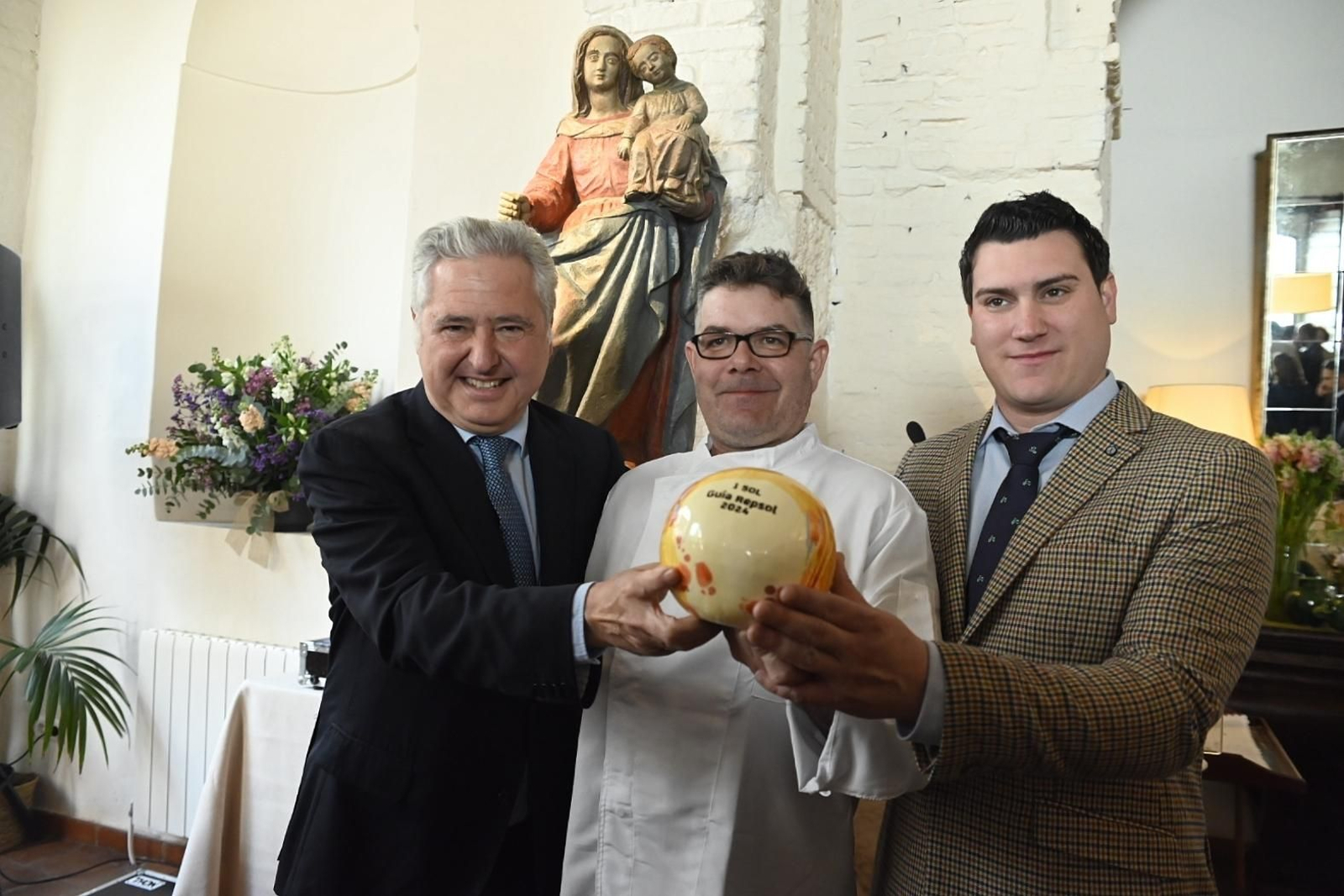 Javier Campos, Rafael Ruiz Cabrera y Manuel Cabezas, de Ermita de la Candelaria