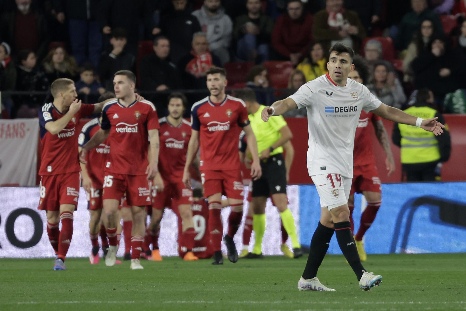 Las imágenes del Sevilla  Osasuna