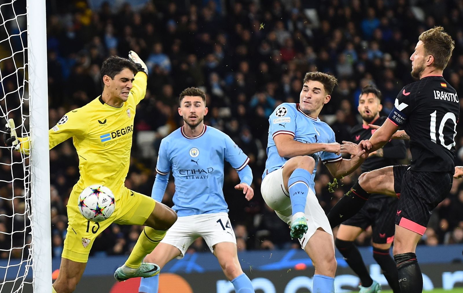 Las fotos del Manchester City-Sevilla de Champions