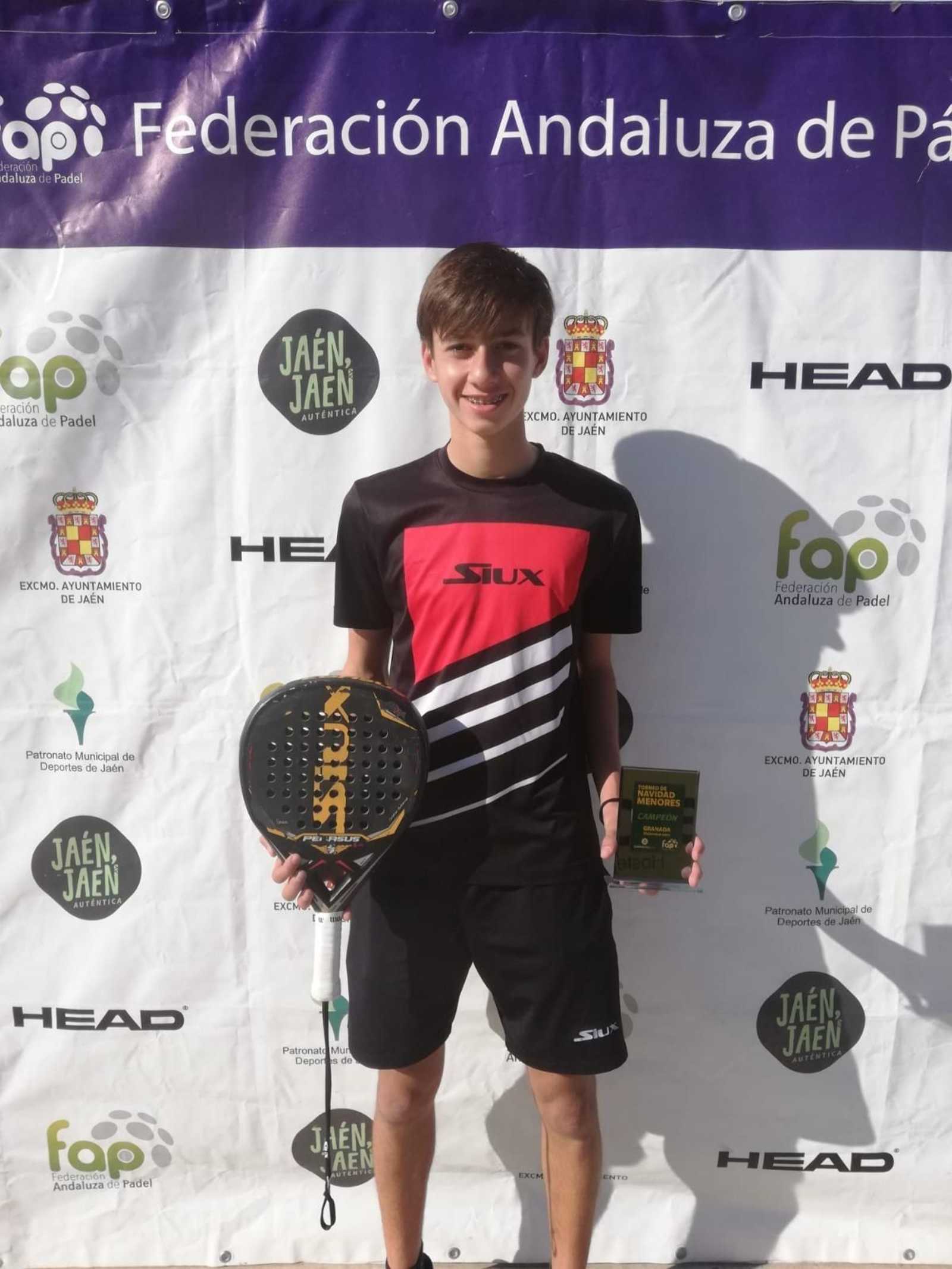 El jugador de pádel linense Diego García