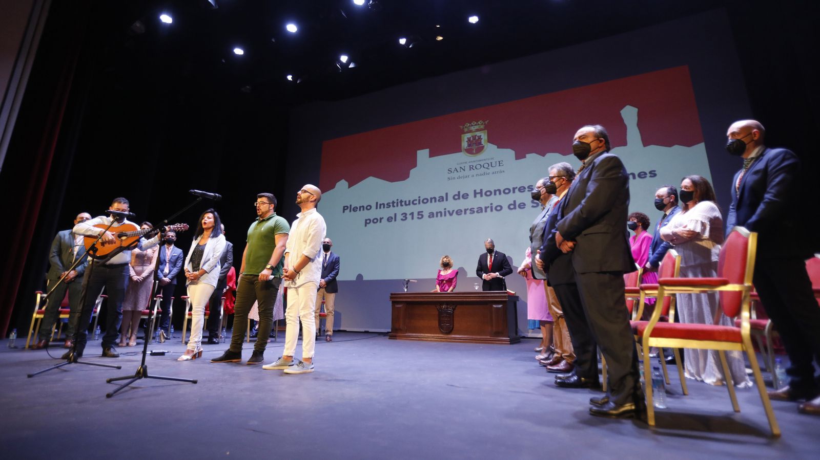 Las fotos del Pleno del 315  Aniversario de la Fundación de San Roque y entrega de los galardones de 2020 y 2021