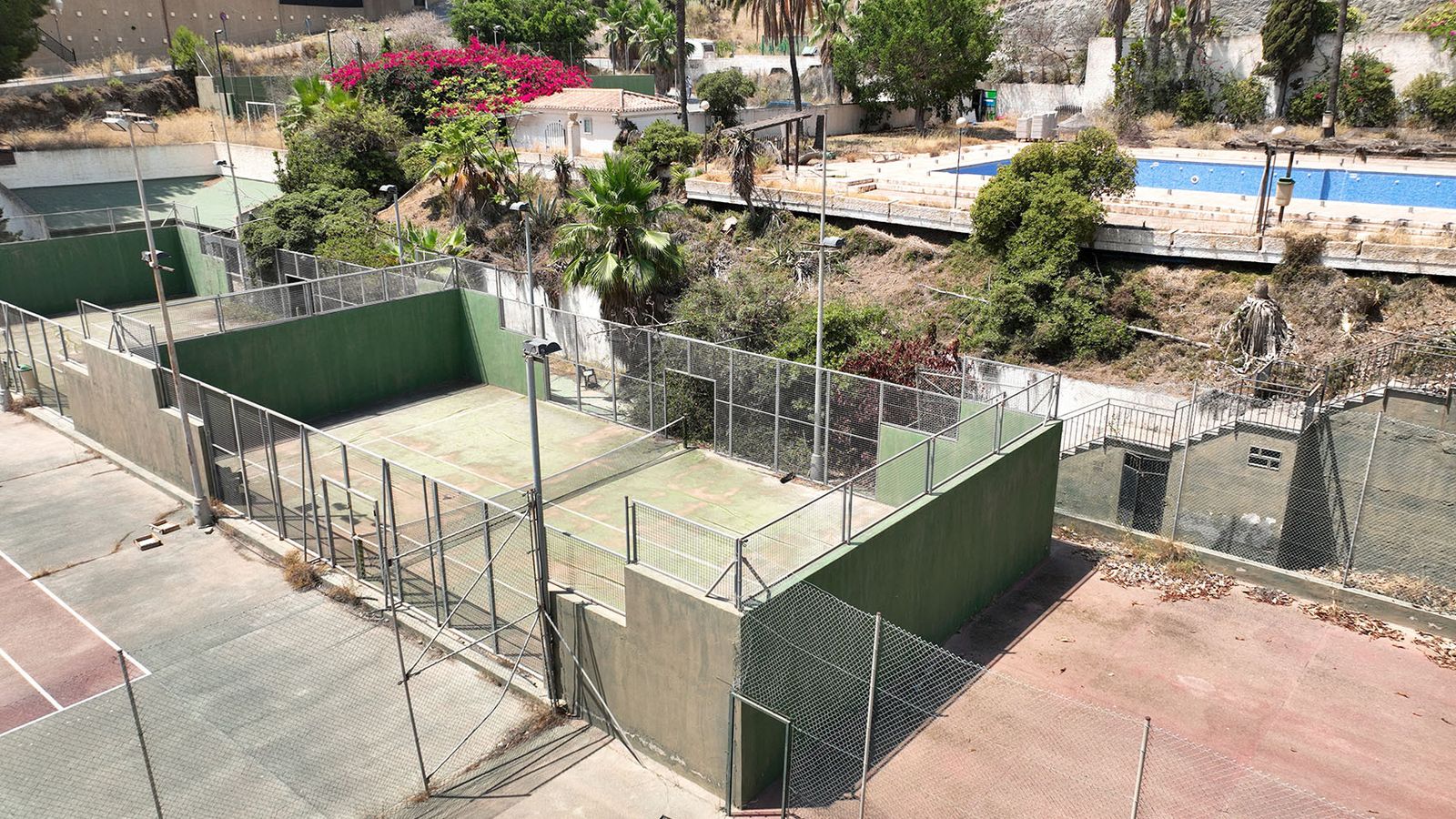 Vista de una zona del complejo deportivo