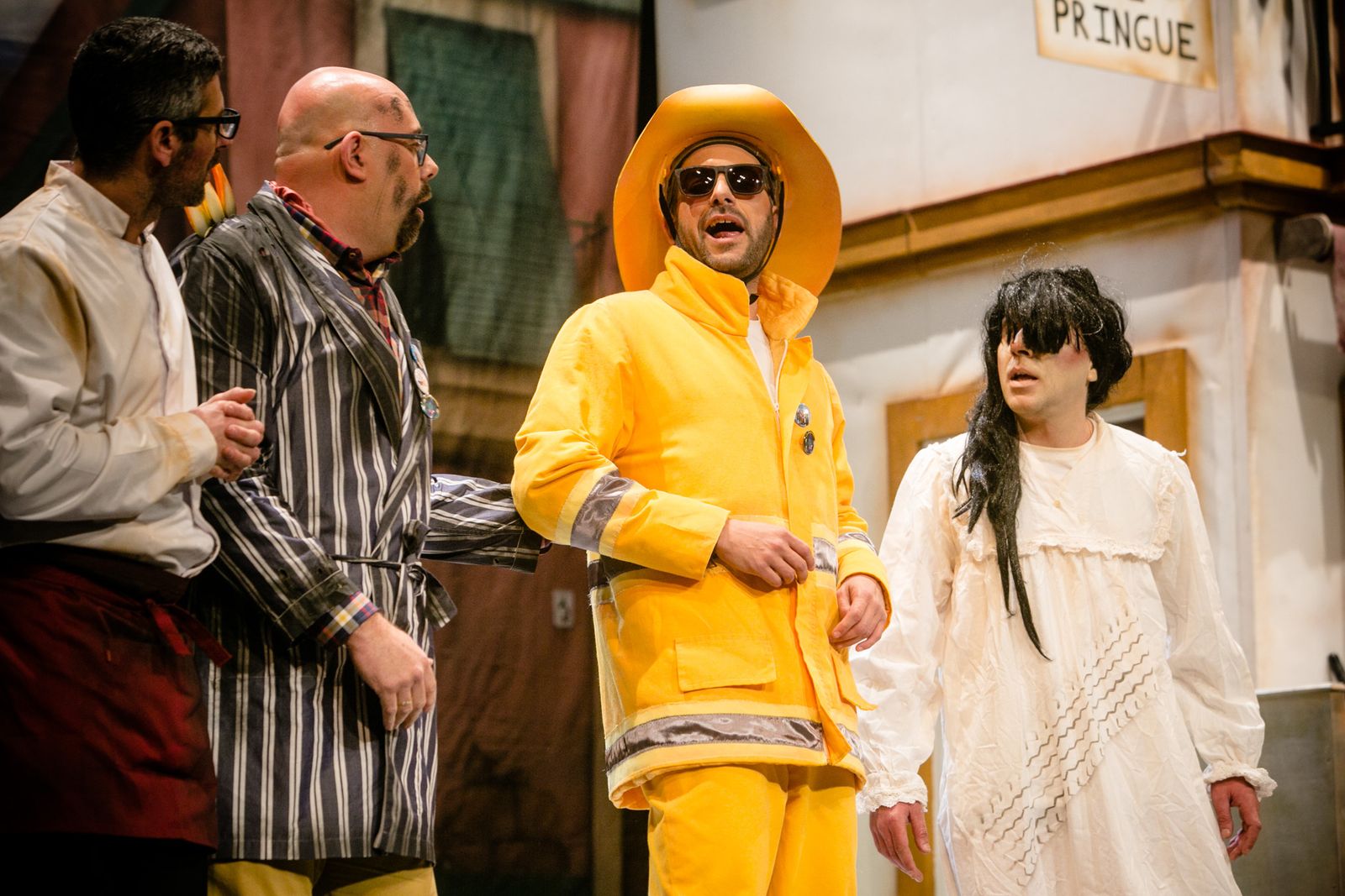 El cuarteto primer premio de 2019, 'Brigada amarilla (agüita con nojotro)'