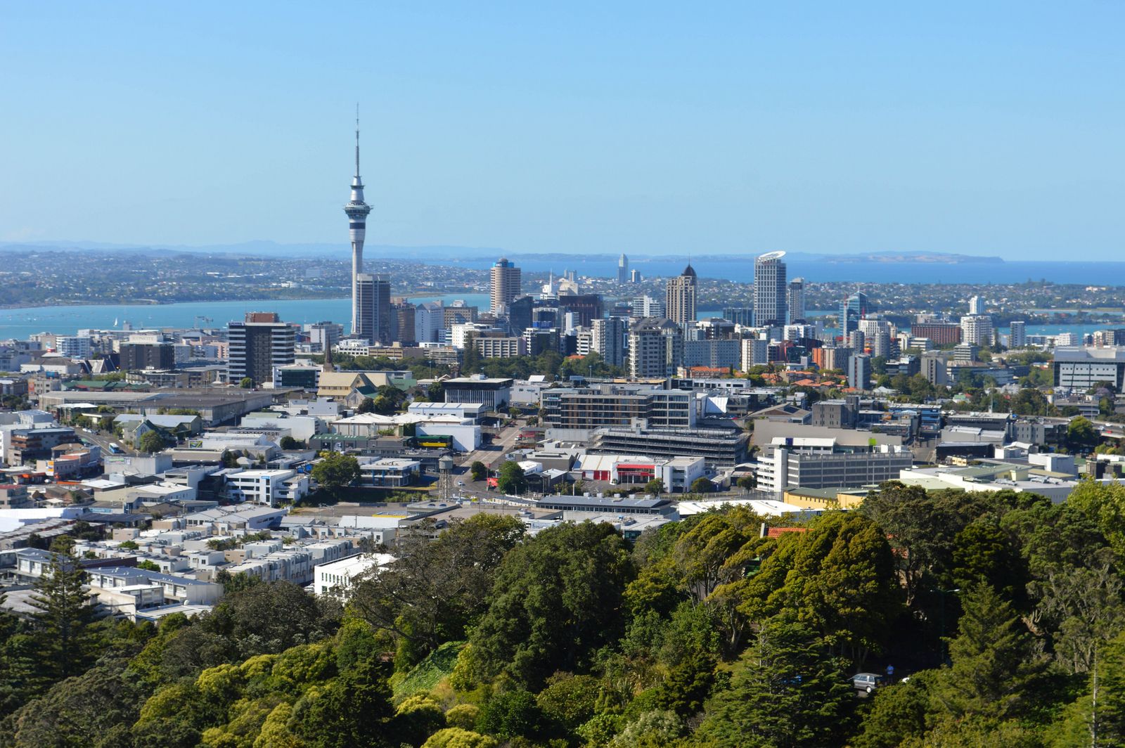 Panorámica de la ciudad neozelandesa de Auckland.
