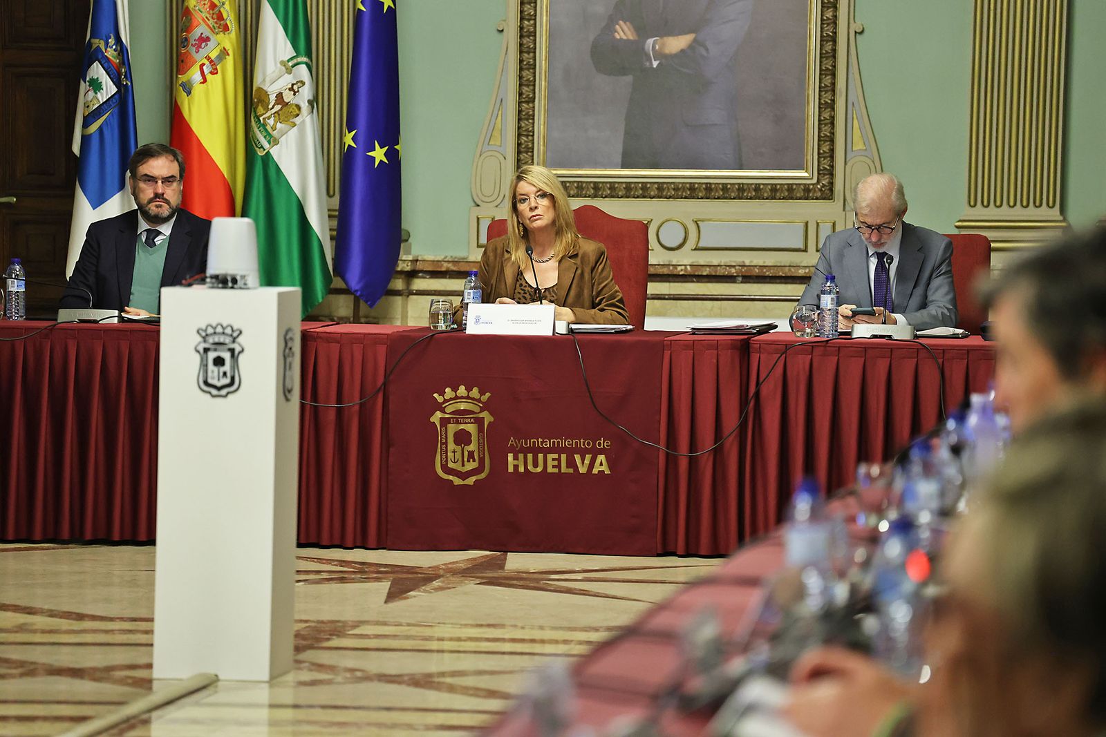 El Pleno del Ayuntamiento de Huelva en imágenes