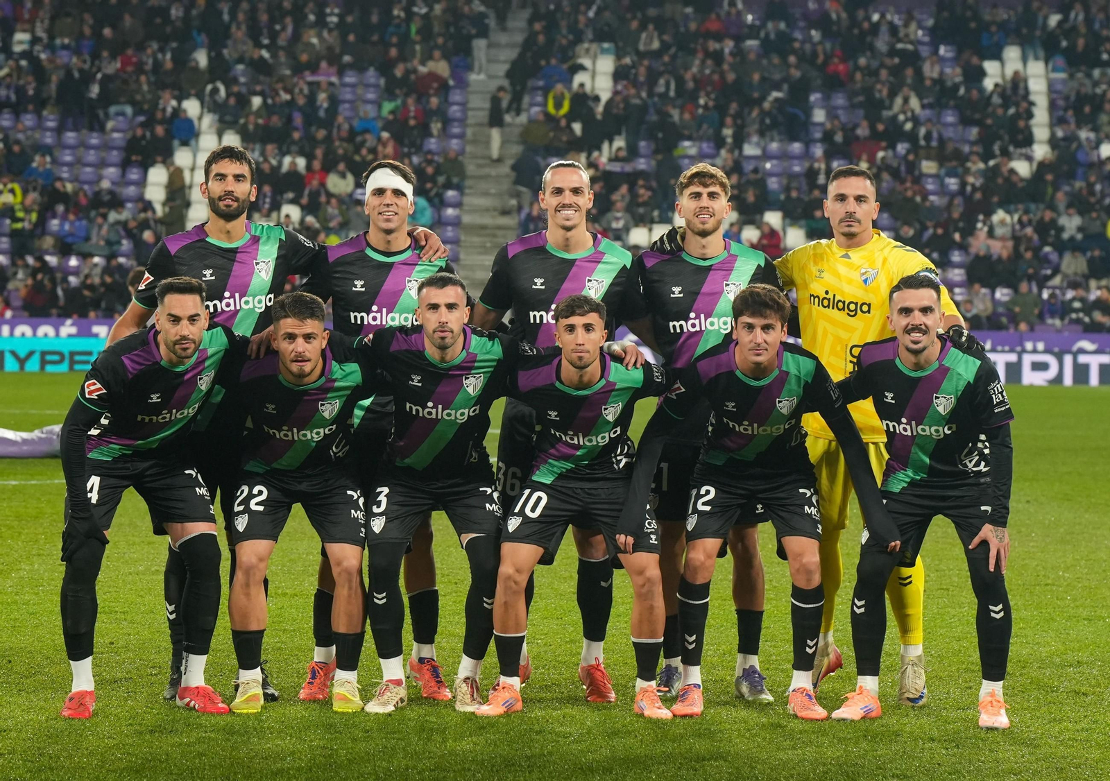 El once en el Real Valladolid-Málaga CF