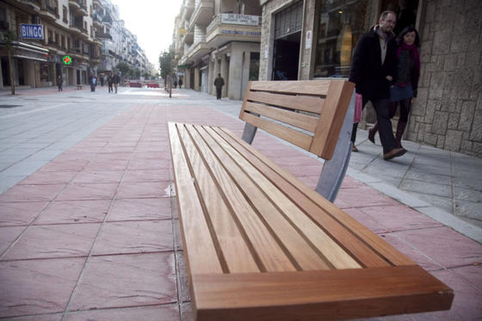 Aspecto de la parte ya concluida de la peatonalización de Asunción.

Foto: Jaime Martínez