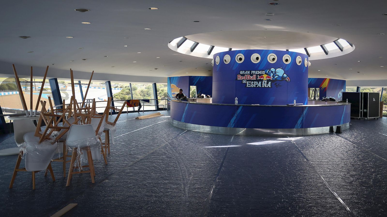 Así se prepara  el circuito para recibir el Gran Premio