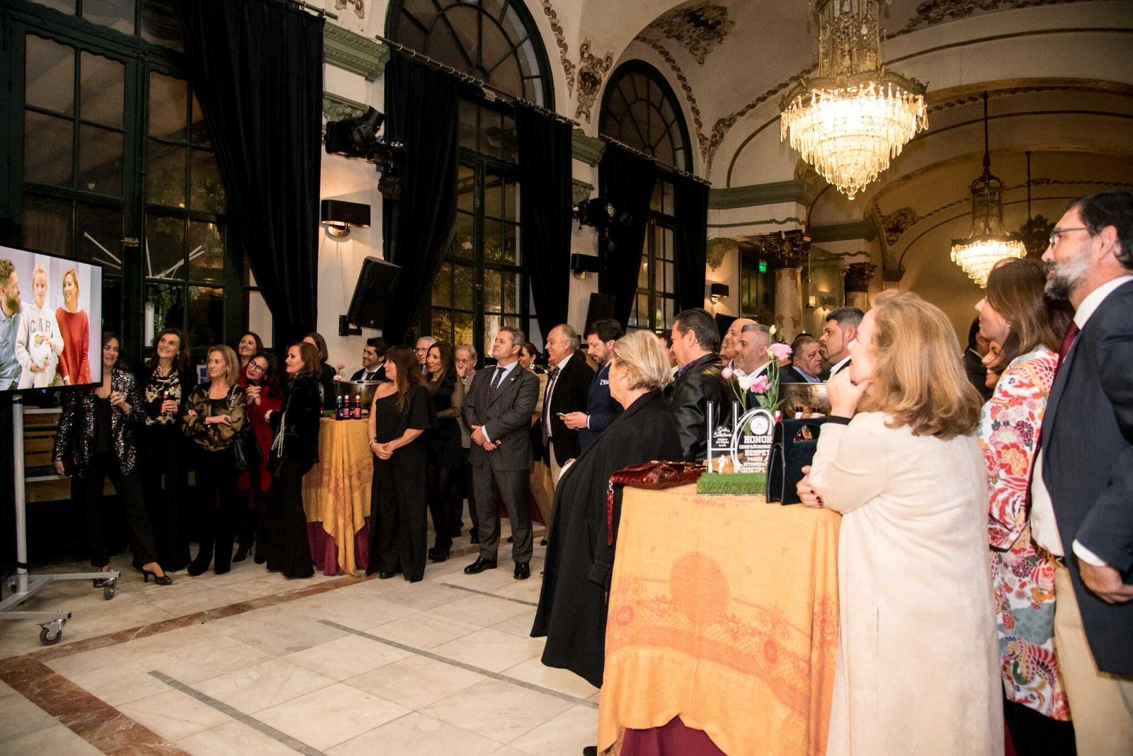 Un momento de la I Gala Amigos del Rugby en Sevilla.