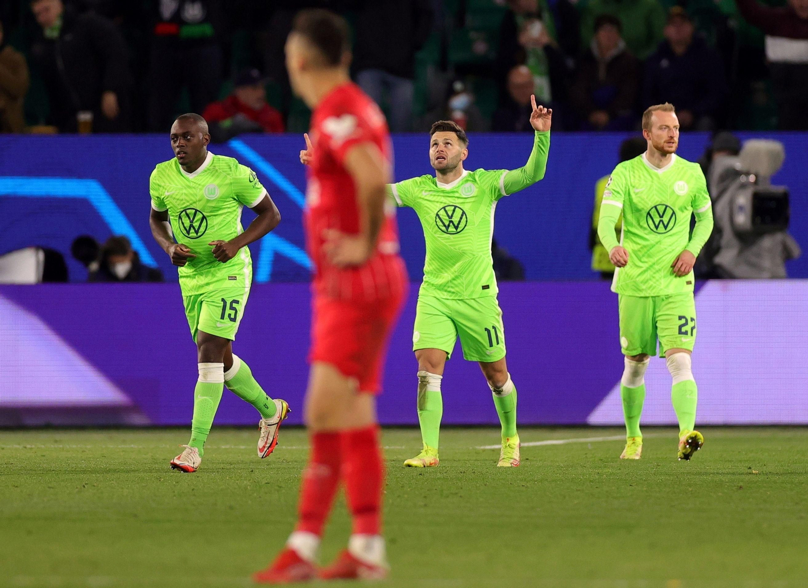 Las imágenes del Wolfsburgo-Sevilla