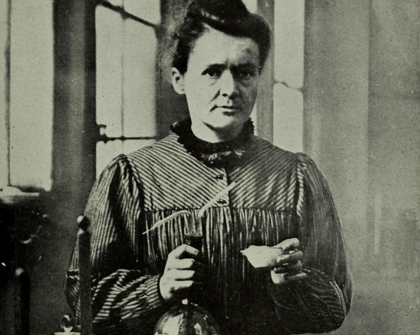 La científica y premio Nobel Marie  Curie.