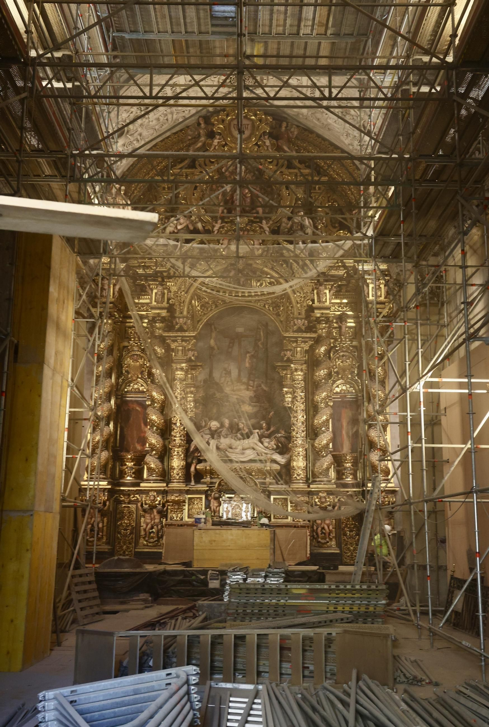 Obras en la Iglesia de La Caridad