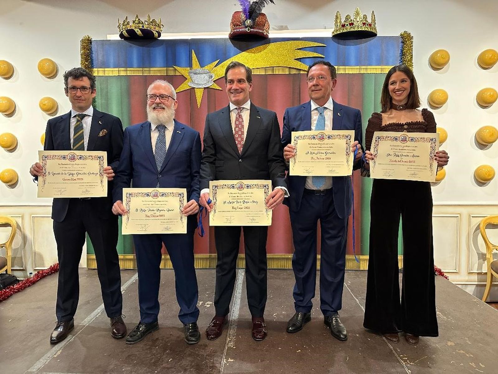 Ignacio de la Varga, Pedro Pablo Reynoso, Mario Pardo, Luis Núñez y Pilar Sancho.