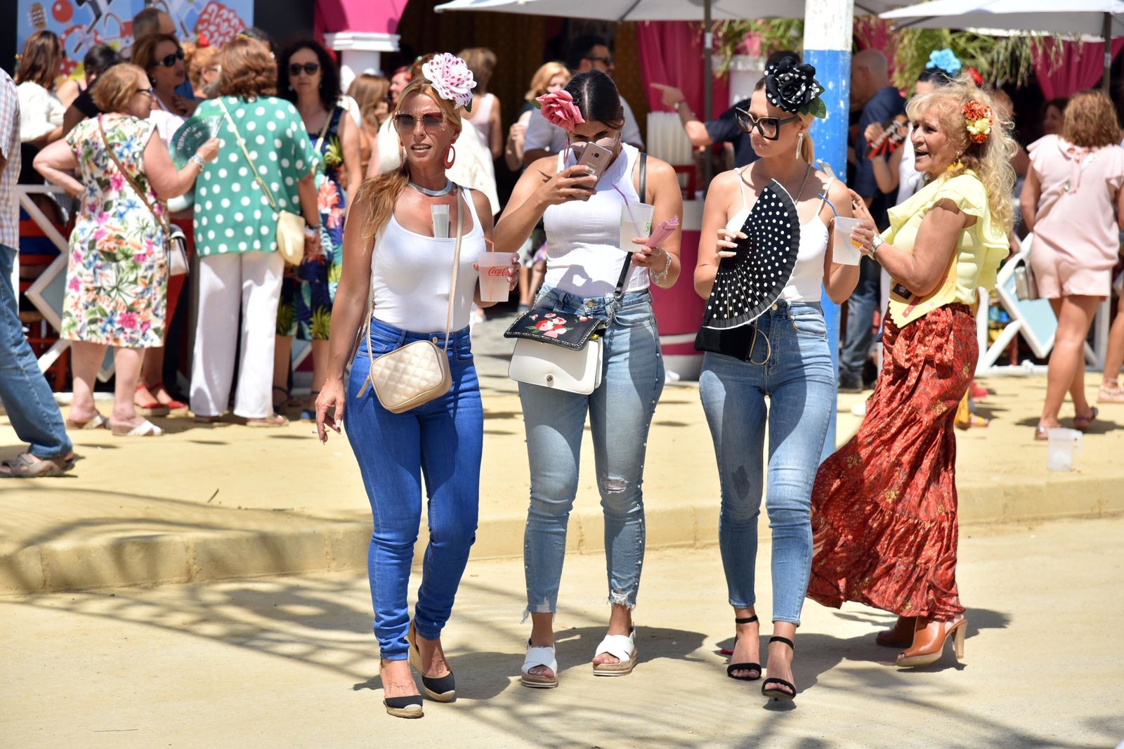 Las imágenes del Día de la Mujer en la Feria de La Línea
