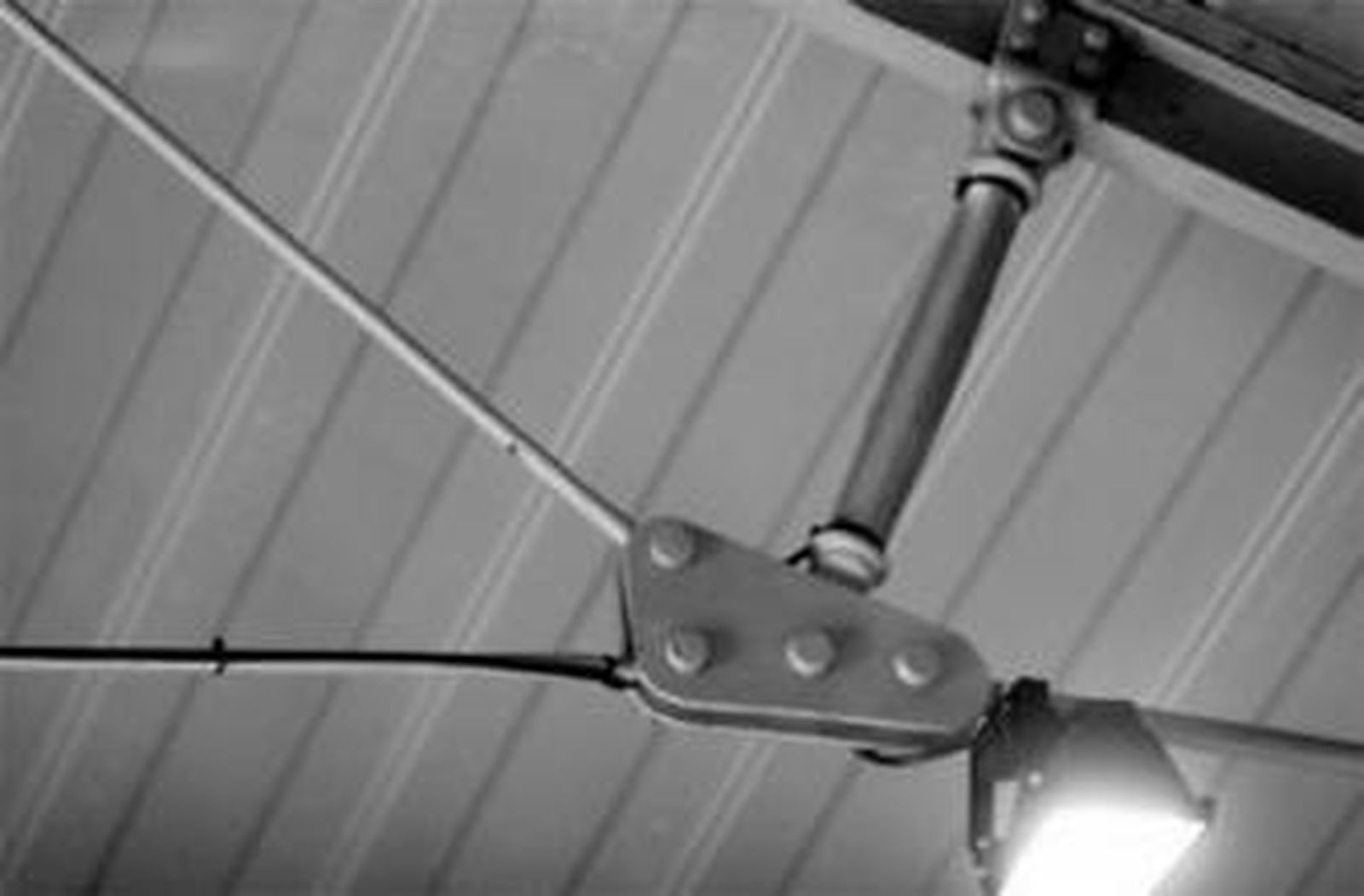 Cerchas de las vigas de la cochera del Puerto de Huelva.