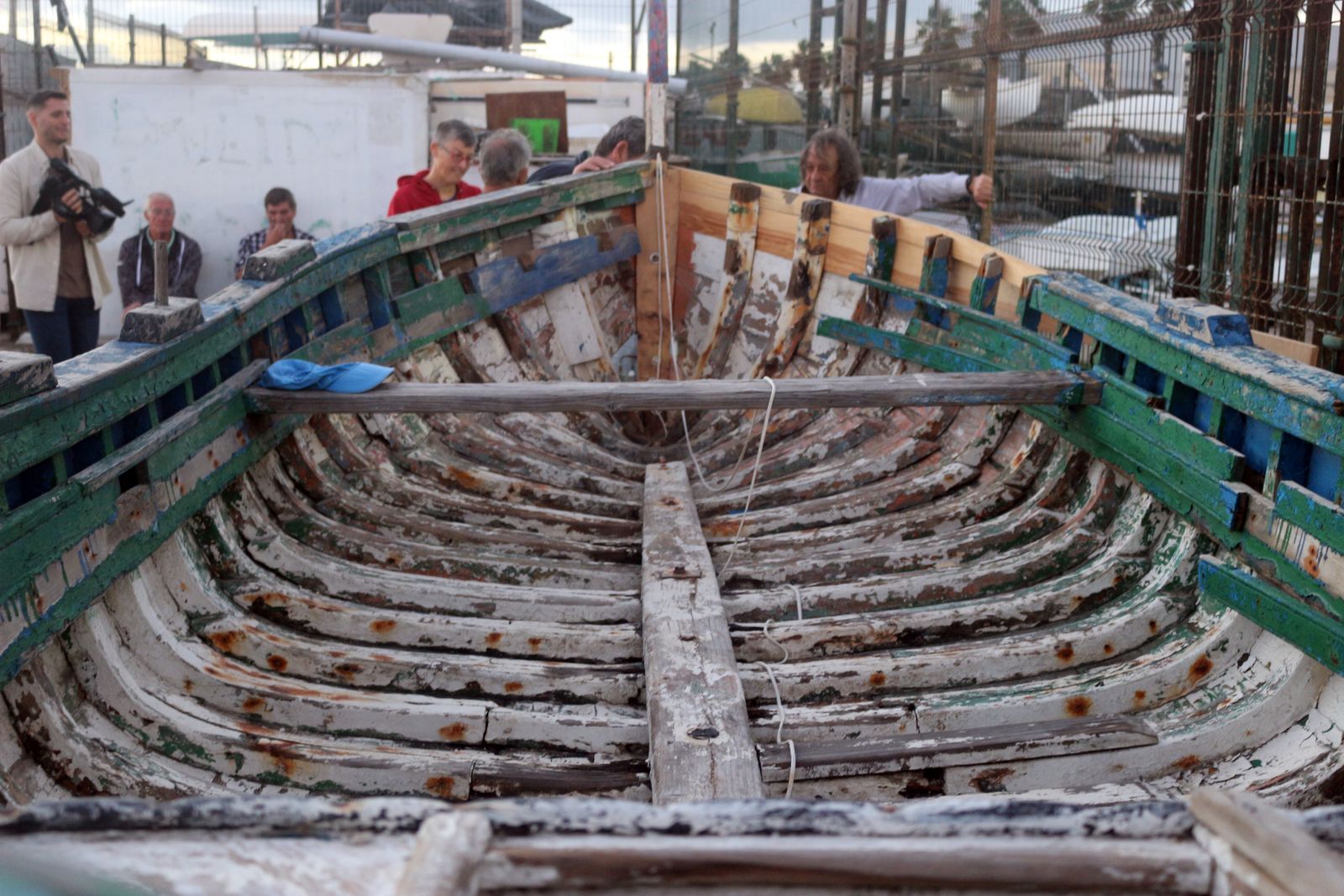 Jabega que se está restaurando en Puerto Real