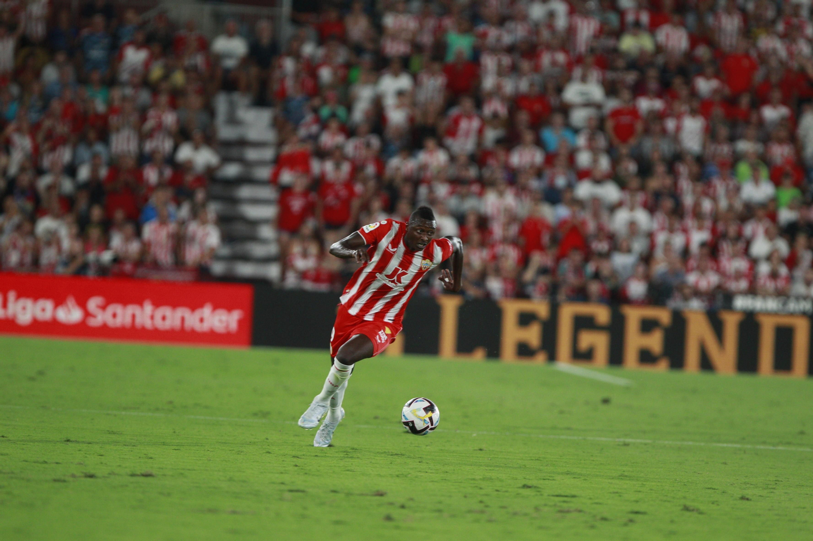 Imágenes del partido U.D. Almería-Real Madrid C.F. de la Liga Santander