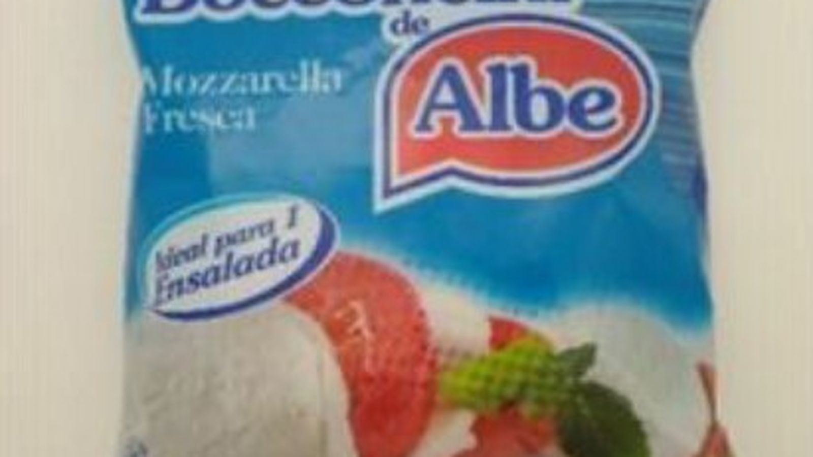 Un paquete de Mozzarella fresca