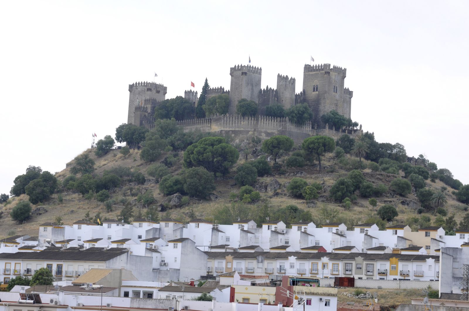 Panorámica de Almodóvar del Río, Córdoba.